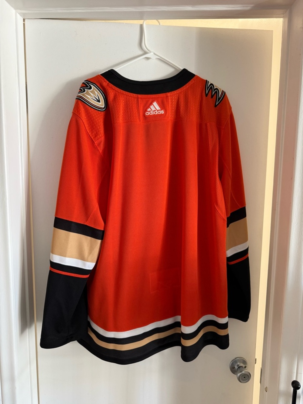 NHL Anaheim Ducks Orange and Black Hockey Jersey size 54 XL- NWOT - Picture 2 of 8